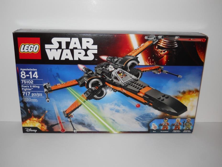LEGO SET 75102 STAR WARS POES X-WING FIGHTER FACTORY SEALED NEW IN BOX