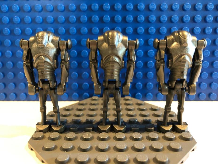 LEGO Star Wars Minifigure Lot of Super Battle Droids x3