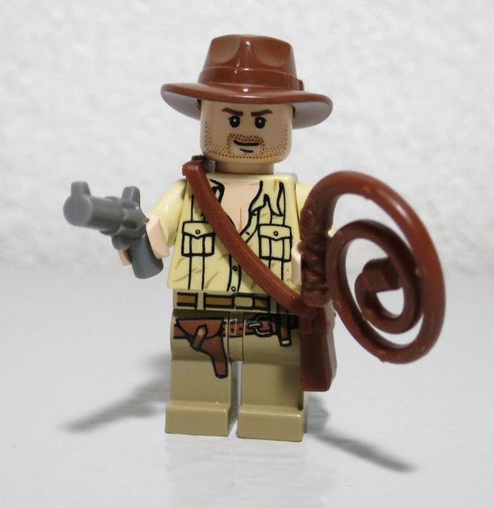 Indiana Jones Open Shirt Whip Sachel 7195 Indiana Jones LEGO Minifigure Figure