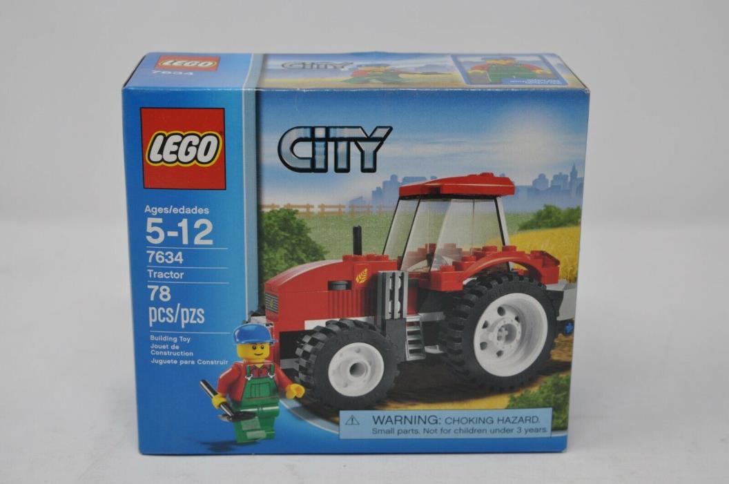 Lego City #7634 Farm Tractor NEW SEALED RARE MINIMAL BOX DAMAGE