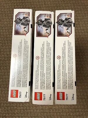 THREE SETS LEGO Star Wars 75177 First Order Heavy Scout Walker New & Sealed
