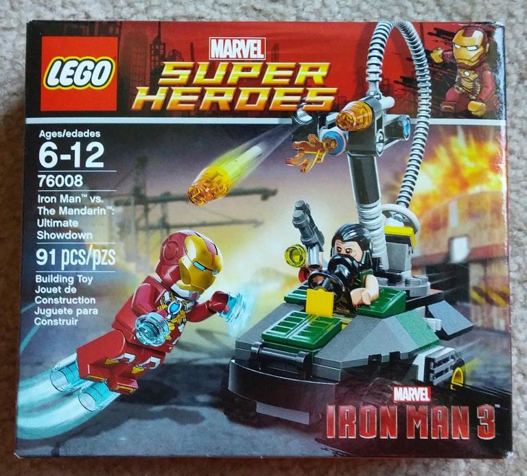 LEGO Super Heroes 76008 Iron man vs The Mandarin Ultimate Showdown New OpenedBox