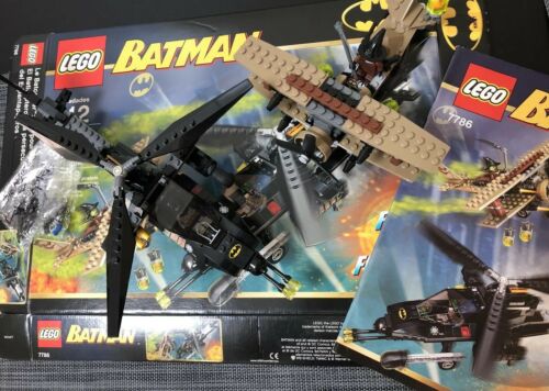 Lego Batman 7786 The Batcopter chase for Scarecrow complete With Box