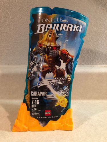 LEGO BIONICLE BARRAKI #8918 ~ CARAPAR ~ Brand New in Sealed Container