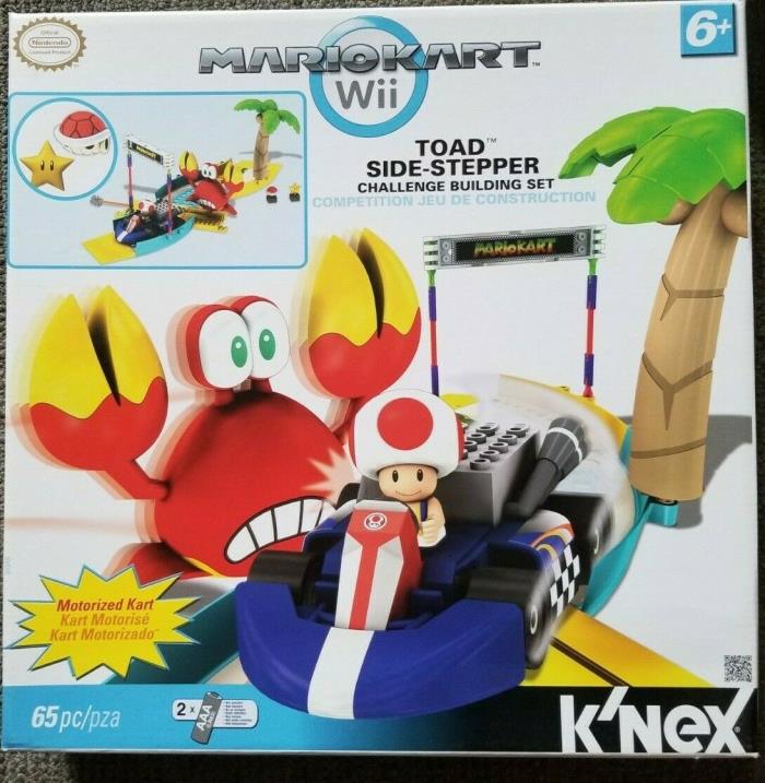 K'NEX MARIO KART WII Toad Side-Stepper Challenge Building Set Nintendo MARIOKART