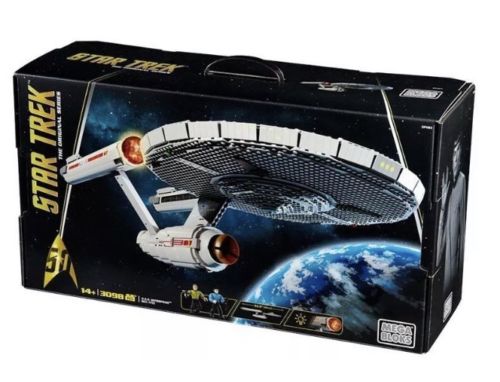 NEW Mega Bloks 3098 PCS Star Trek USS Enterprise NCC 1701 Block Model DPH83