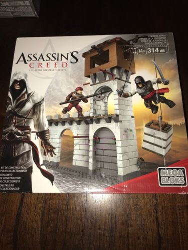 Mega Bloks Assassin's Creed Fortress Attack Building Set NEW SEALED 314 pc