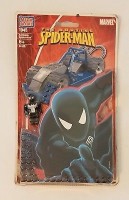 AMAZING SPIDER-MAN SYMBIOTE MEGA BLOKS MARVEL LEGO #1945 FIGURE, MOC