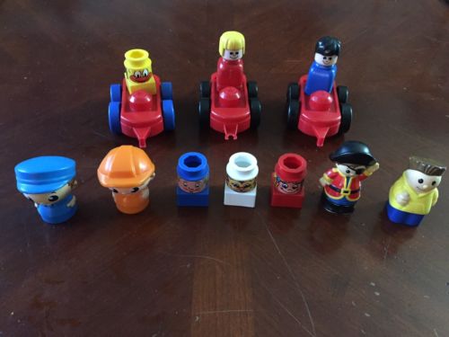 Mega Bloks Fast Tracks Set Of 3 Red Race Cars First Builders And 10 Figures