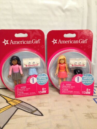American Girl Mega Bloks Mini Figures Series #1 MIP Excellent Cond