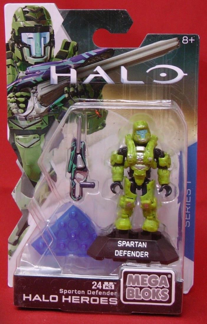 Mega Construx Halo Heroes Spartan Defender Figure
