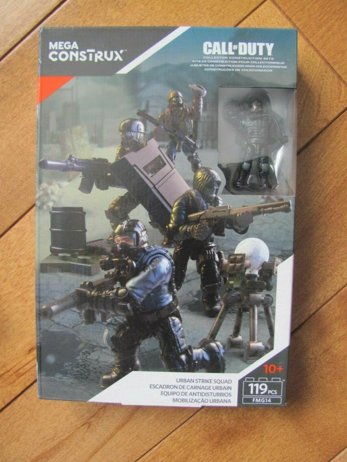 Mega Construx Bloks #FMG14 URBAN STRIKE SQUAD Call of Duty 119 Pcs NEW