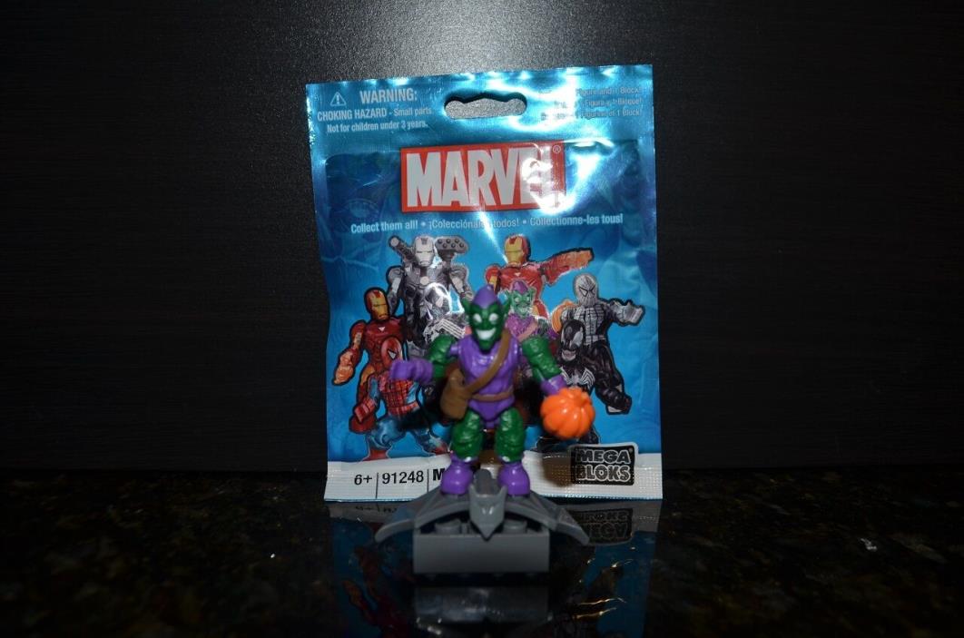 Marvel Mega Bloks Series 1 Green Goblin from set # 91248 ULTRA RARE SEALED