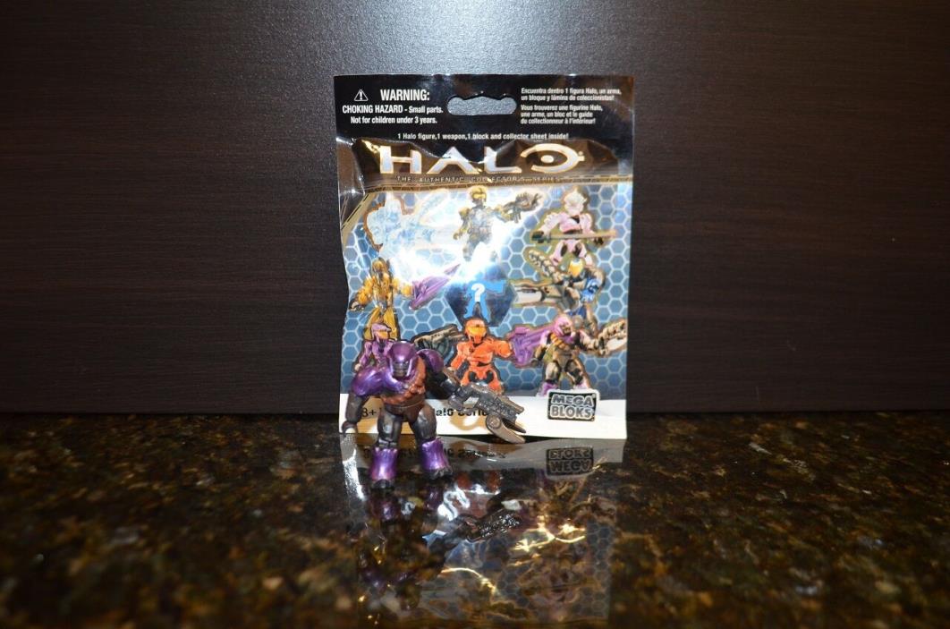 Halo Mega Bloks Series 2 Mystery Pack Blue Package Rare Covenant Brute SEALED