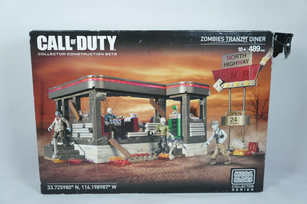 Call of Duty Zombies Tranzit Diner Set Mega Bloks NIB CNG84 Collector Series