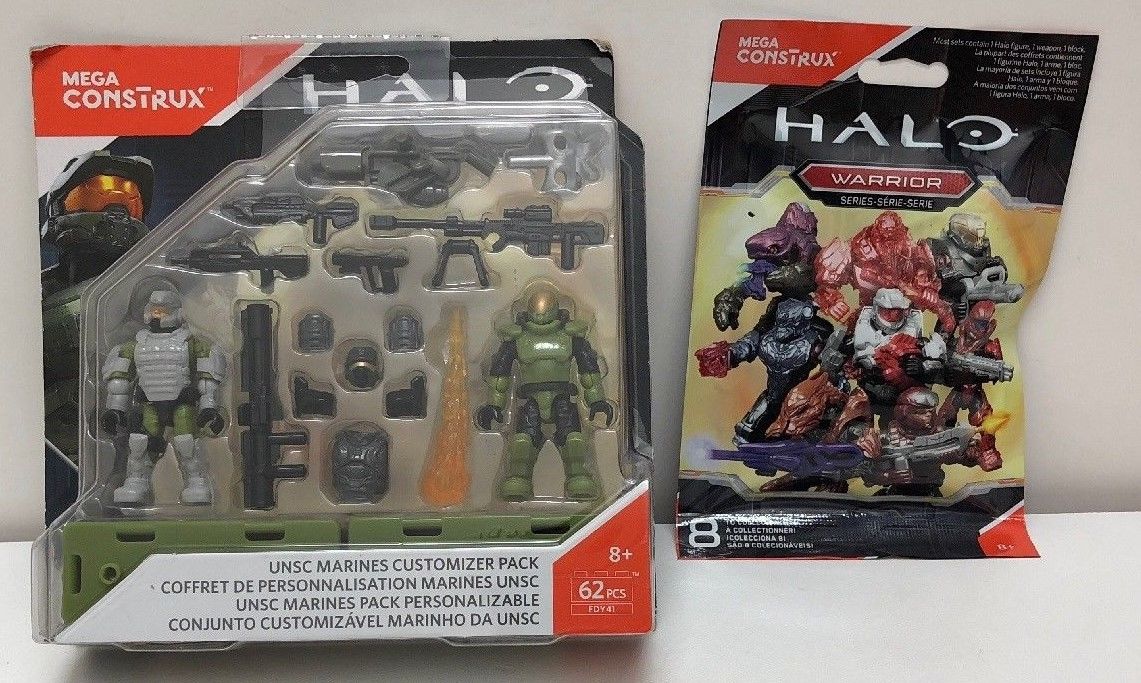 Halo Marines Customizer Pack And A Warrior Blind Pack Series FDY41