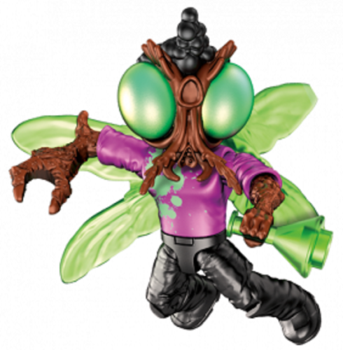 TMNT Ninja Turtles Mega Construx Series 4 BAXTER STOCKMAN FLY Rare Figure New