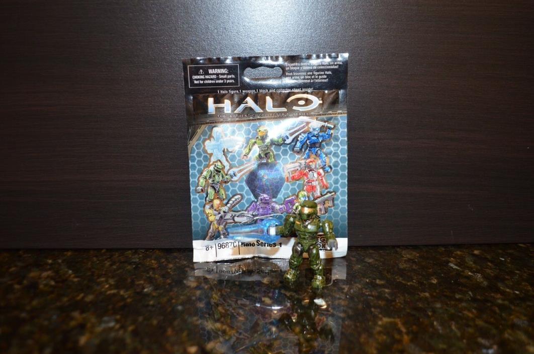 Halo Mega Bloks Series 1 Mystery Pack UNSC Green Spartan Mark IV HTF SEALED