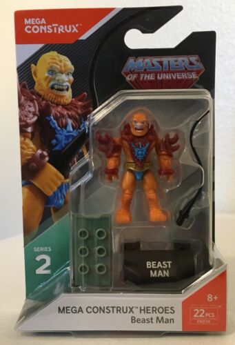 Mega Construx Heroes Masters of the Universe BEAST MAN mini Figure He-Man bloks