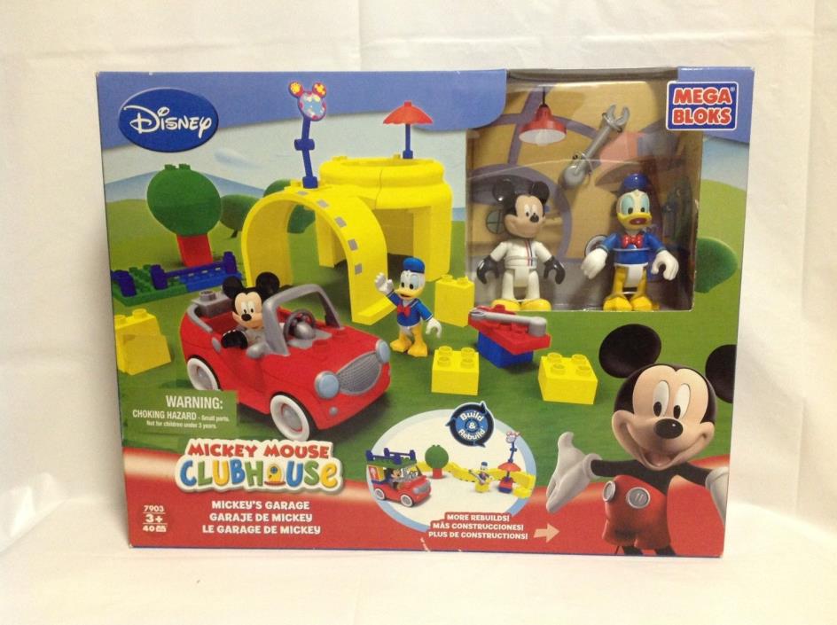 Mega Bloks - Mickey Mouse Clubhouse - Mickey's Garage - 7903 - Brand New