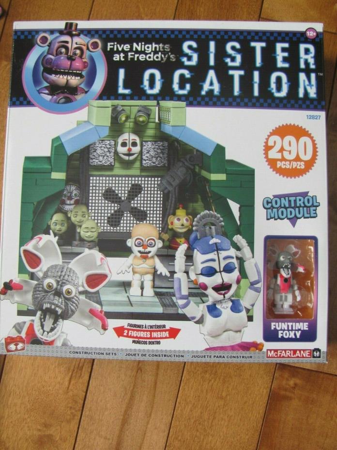 McFarlane Five Nights at Freddy's CONTROL MODULE Sister Location 290 pcs NEW