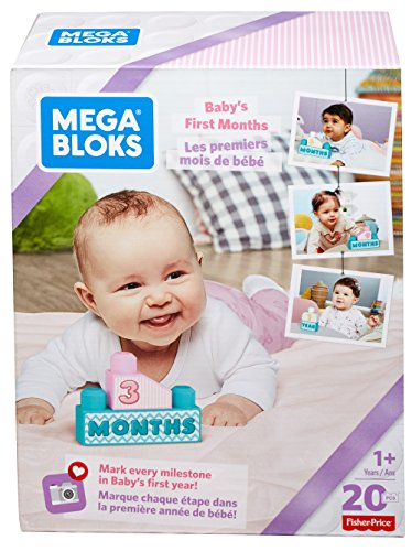 Mega Bloks Baby's First Months Building Set, 20 pc set for Baby Girl first photo