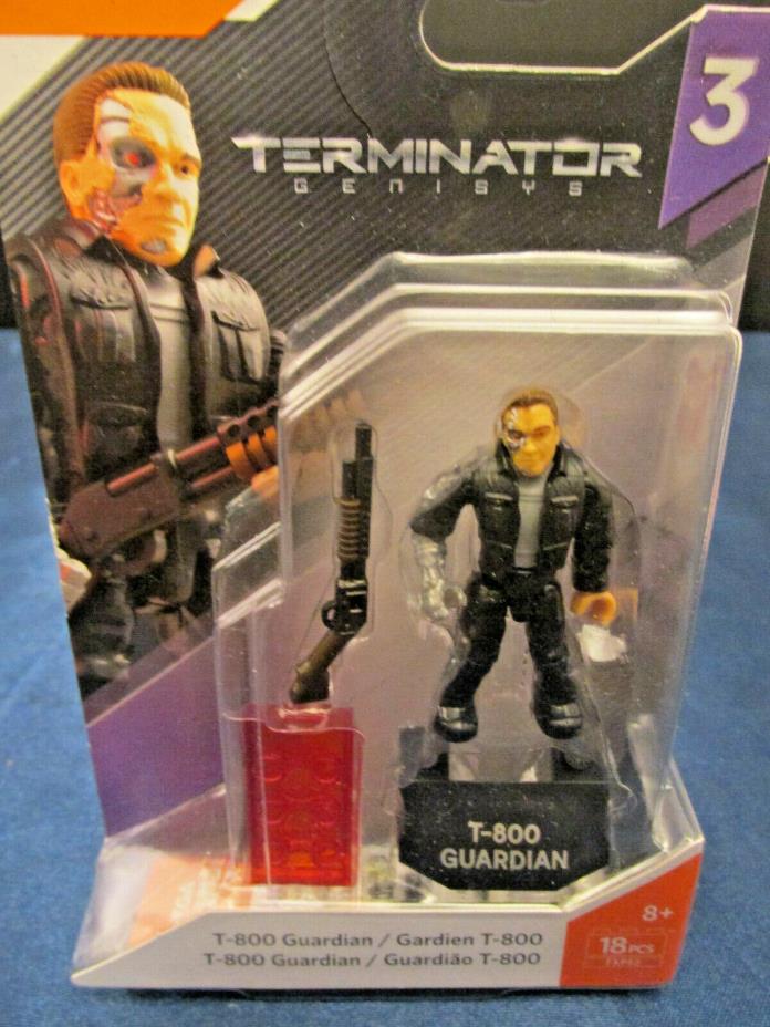 Mega Contrux/bloks Hero Series 3  Terminator T-800 Guardian - New in Package