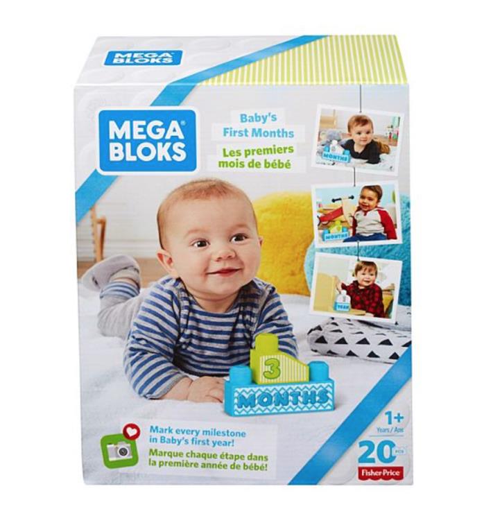Fisher-Price Mega Bloks Baby's First Months Blocks 20 pcs NEW