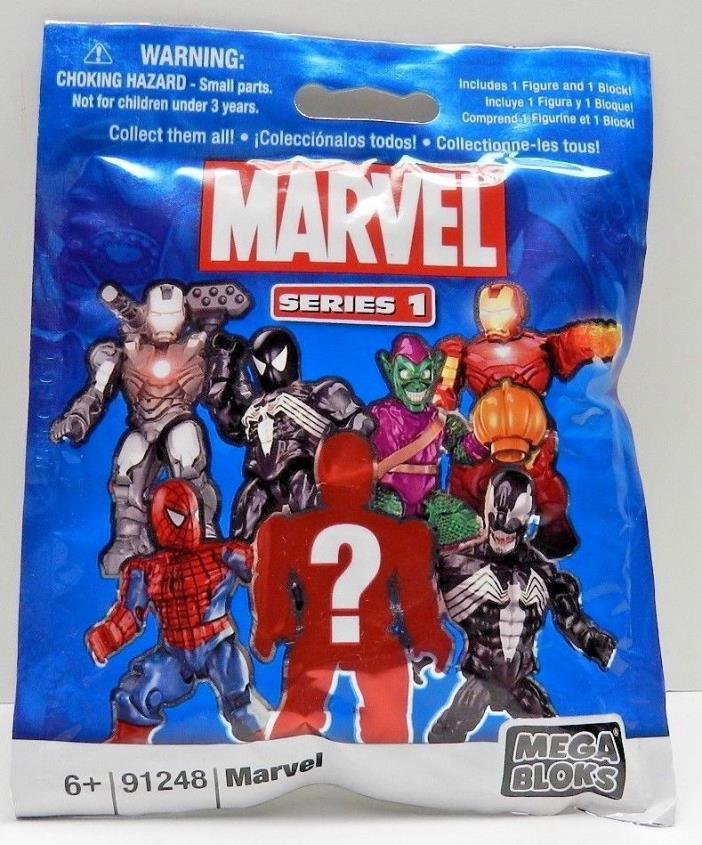 Mega Bloks Marvel Minifigures 91248 Series 1 Invincible Iron Man (Common) Sealed