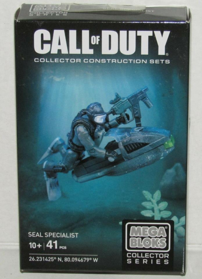 Mega Bloks Call Of Duty Seal Specialist Collector Construction Set NEW