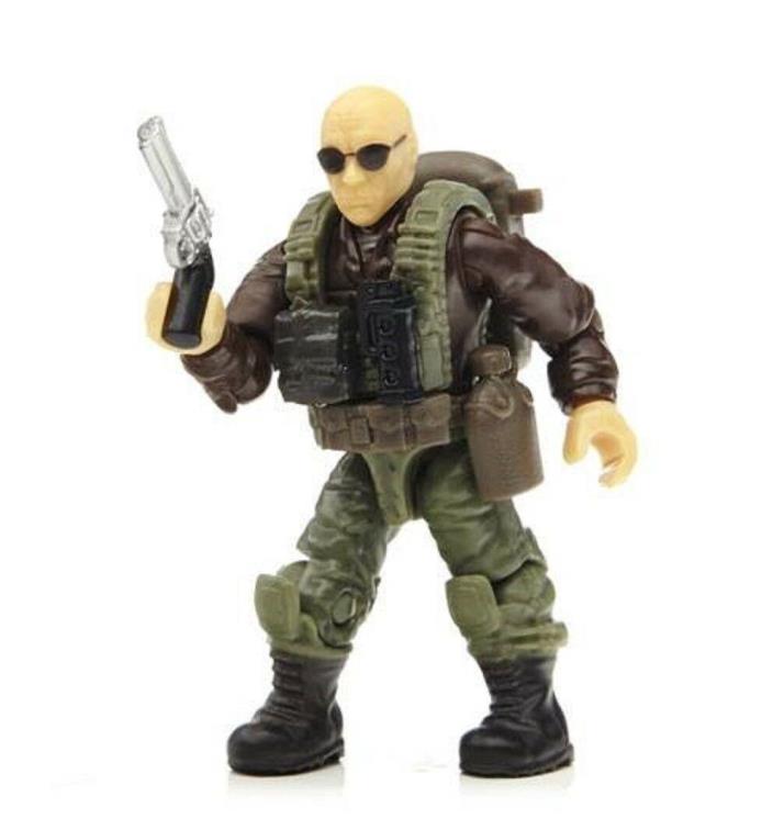 Call of Duty Mega Bloks Apc Invasion 06856 Set DCL09 Tank Figure #2 Agent Hudson