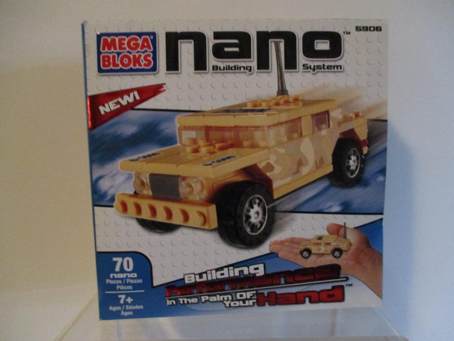 Mega Bloks Nano Jeep, model and set