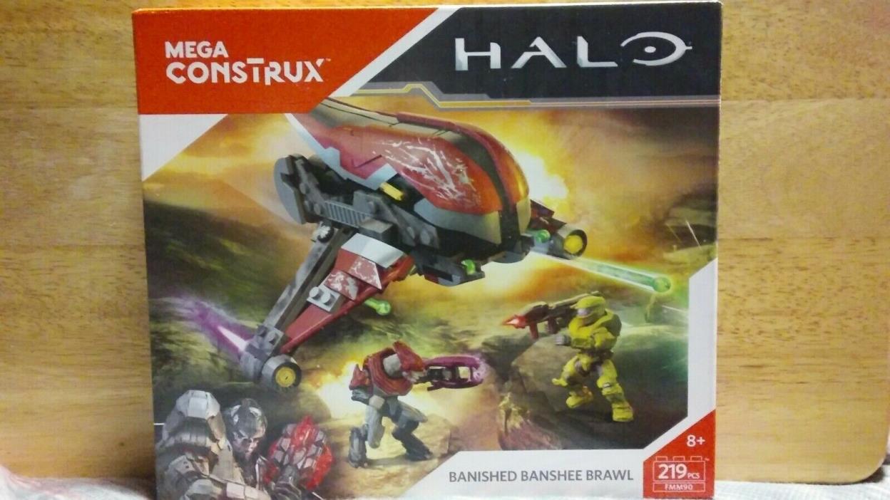 Mega Construx Halo Banished Banshee Brawl 219pcs Building Blocks Toy Kids Gift W