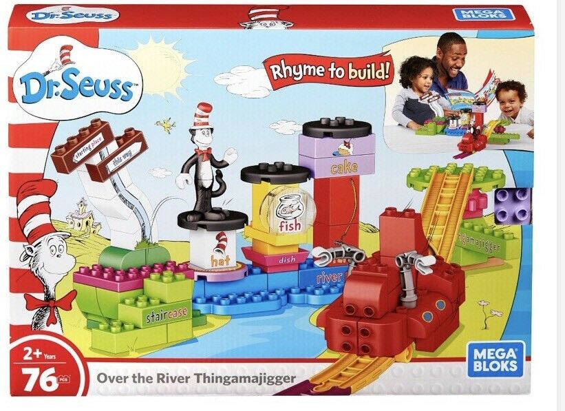 Mega Bloks Dr. Seuss Over The River Thingamajigger Building Set Build Seussland