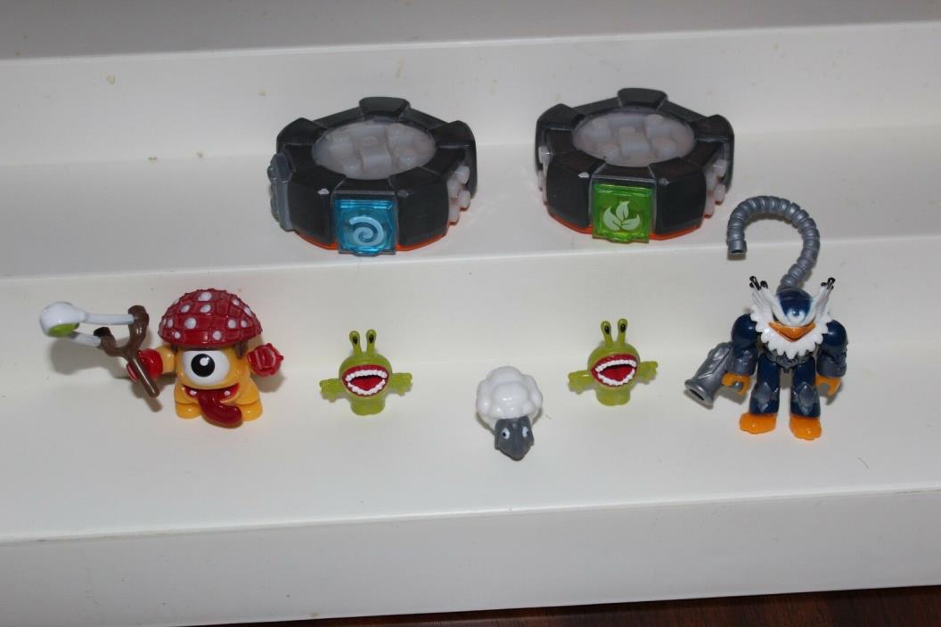 Skylanders Giants Mega Bloks minifig Jet-Vac figure eagle Shroomboom Portals