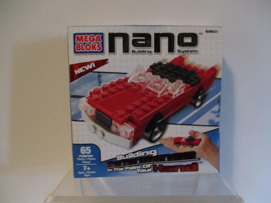 Mega Bloks Nano Red Convertible,  model and set