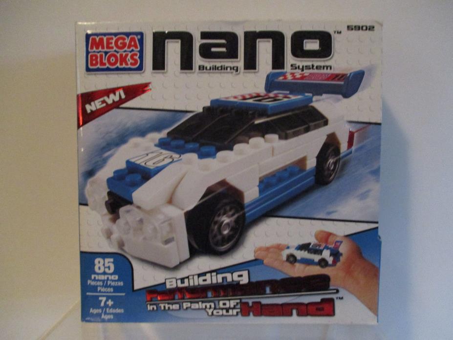 Mega Bloks Nano Sports Car, model and set
