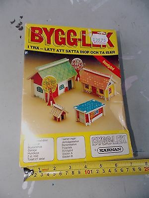 BYGGLEK BYGG-LEK Swedish Building Toy RARE KARNAN BONDGARD