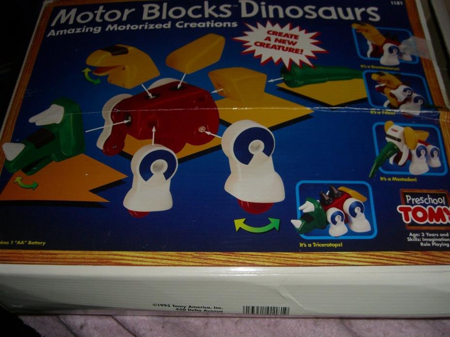 Tomy Motor Blocks Dinosaurs 1181