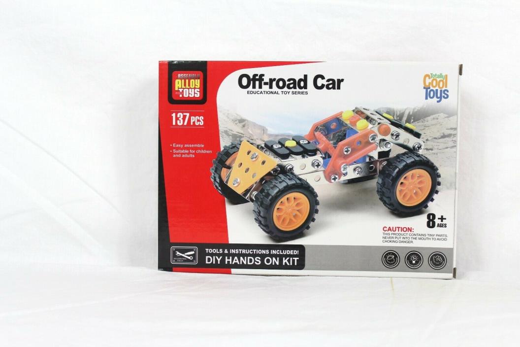 Totally Cool Off-Road Car Erector Educational Toy Series 137 Pieces ~ NEW in BOX