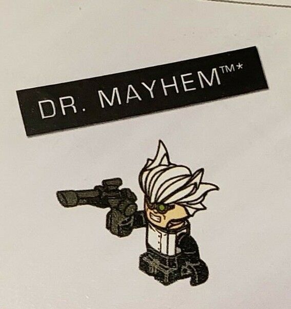 Kre-o Kreo Mini figure Cityville Invasion Dr. Mayhem of Skyscraper Mayhem Set