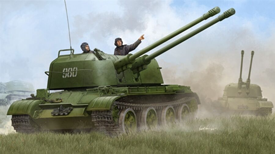 Trumpeter 1/35 Russian ZSU-57-2 SPAAG #5559 #05559  *New Release*Sealed*