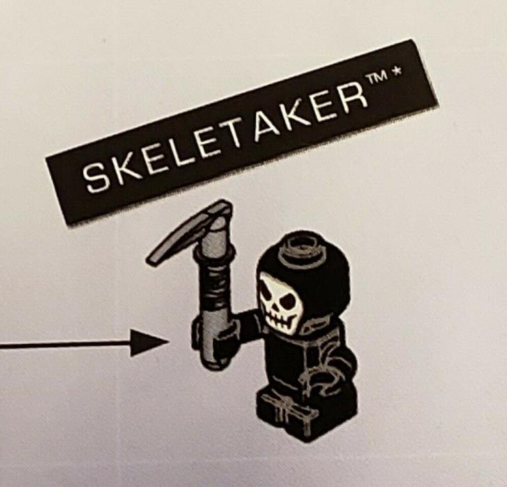 Kre-o Kreo Mini figure Cityville Invasion Skeletaker from Cemetery Heist