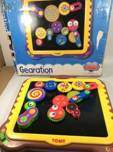 1997 Tomy Gearation Mechanical Magnetic Toy Gears Excellent Working Condition