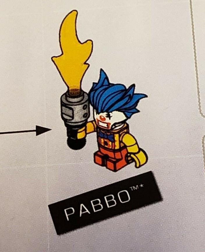 Kre-o Kreo Mini figure Cityville Invasion Pabbo from Carnival Cannon Launch