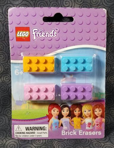 Lego Friends Brick Erasers