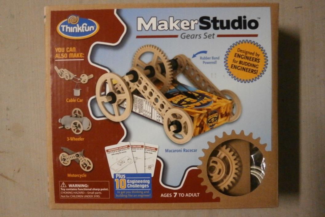 MAKER STUDIO Gears Set by ThinkFun New