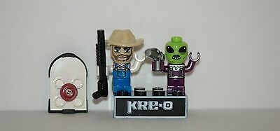 Kre-o Kreo Mini figure Cityville Invasion Collection 3 Jeb Braska + Azimuth