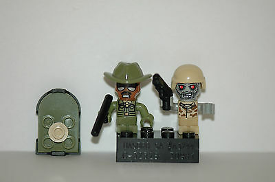 Kre-o Kreo Mini figCityville Invasion Collection 1 Sgt. Drill + Zombie Soldier