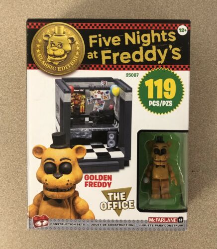 FNAF McFarlane THE OFFICE Construction Set 119 Five Nights at Freddy's Golden